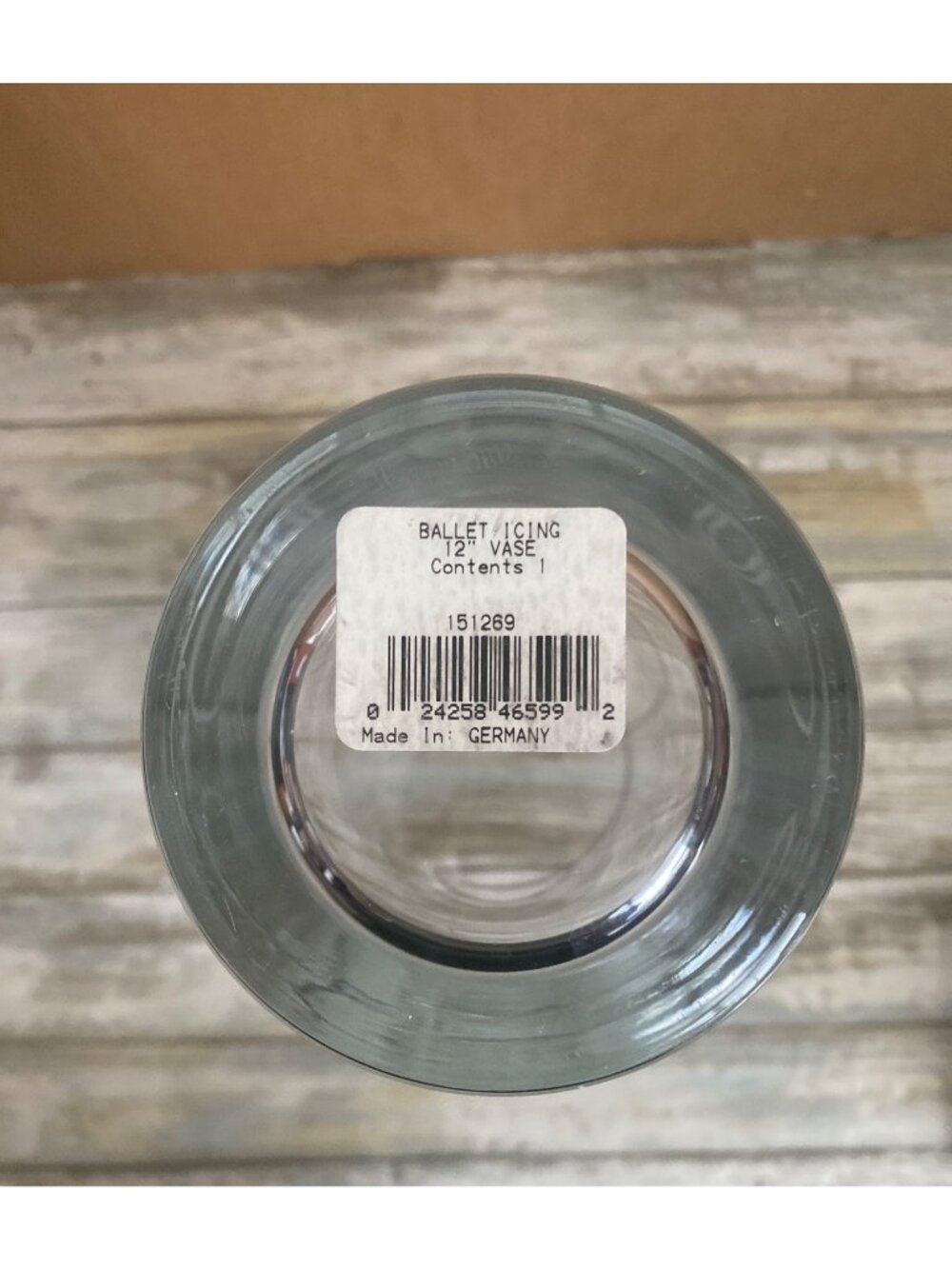 Waterford Crystal Ballet Icing Etched Swirl Vase 12" Pre-owned - Picture 9 of 10